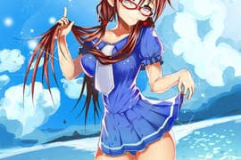 《水手服泳装》女孩们就穿这去玩水吧（冲啊）