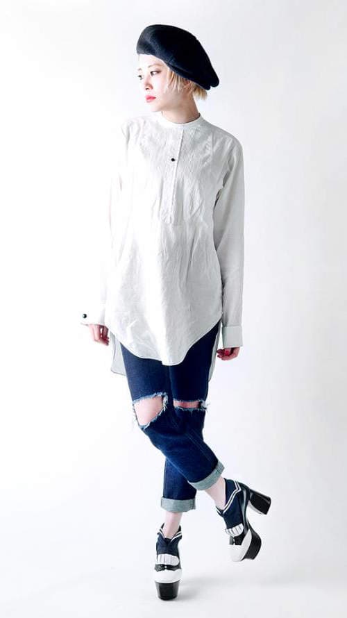 水手服版《衬衫袜》全新登场　充满玩心的领口设计大注目