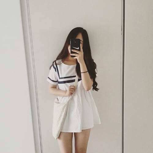 洋溢青春的《水手风穿搭》想要变年轻就搭上这股潮流吧♥