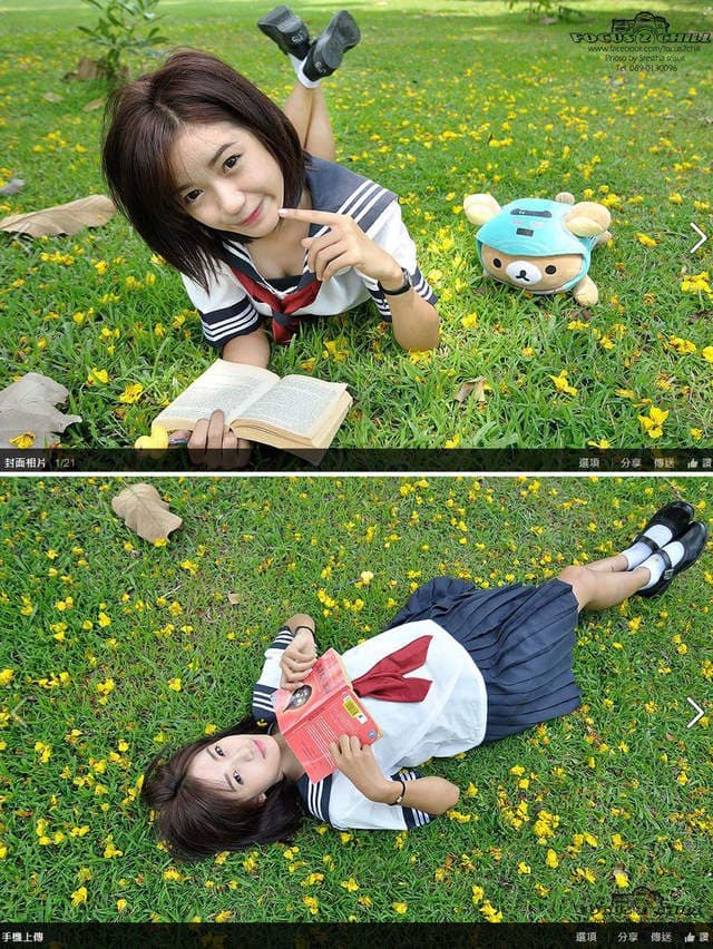 《泰爱短发妹》青春洋溢的水手服萌美眉