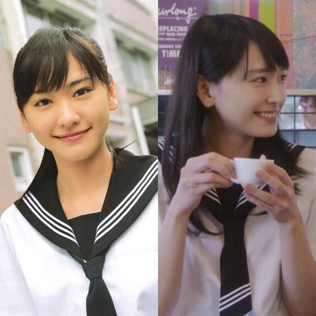《新垣结衣水手服杀伤力无限大》10年前后怎么还是一模一样啊(((ﾟдﾟ)))