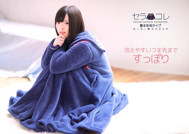 《水手服睡衣冬季版》毛绒绒的感觉让可爱度大大倍增～❤