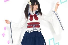 初音未来妄想商品《和服风水手服》一般的水手服不够看～还要结合点巫女风格才够萌