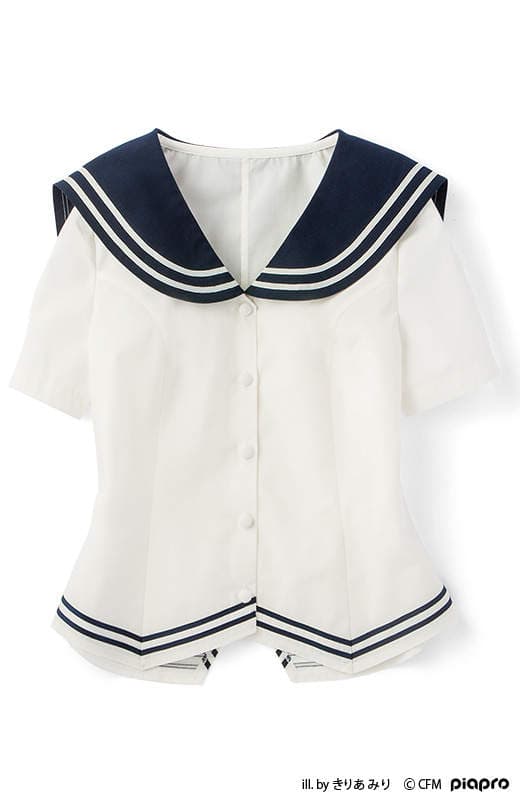 初音未来妄想商品《和服风水手服》一般的水手服不够看～还要结合点巫女风格才够萌