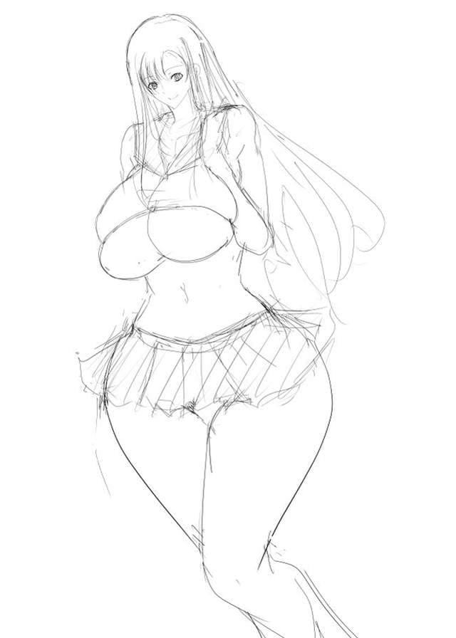 绘师兴奋的AV神发明《南半球露出水手服》会穿这种衣服上学的在想什么……