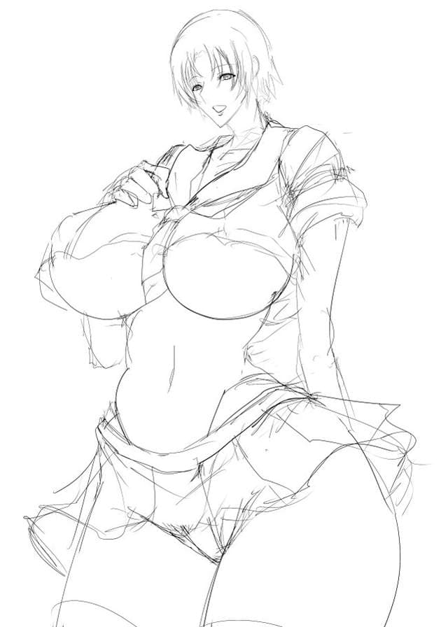 绘师兴奋的AV神发明《南半球露出水手服》会穿这种衣服上学的在想什么……