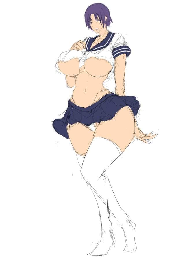 绘师兴奋的AV神发明《南半球露出水手服》会穿这种衣服上学的在想什么……