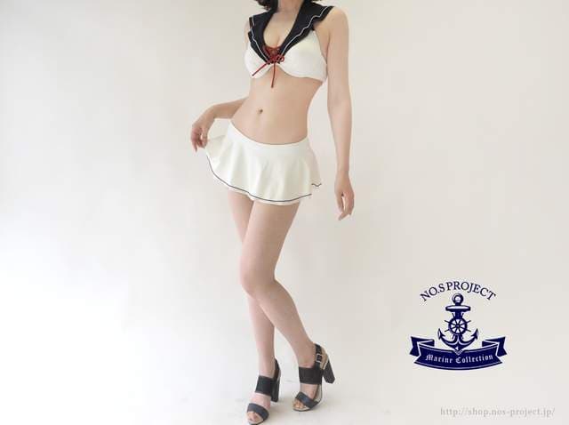 水手服x条纹内裤《水手服泳装》若隐若现的最强方程式