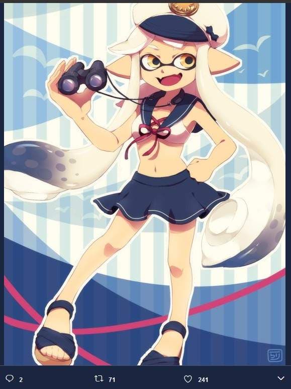 《水手服泳装绘师作品》抢先一波感受夏季的美好吧❤