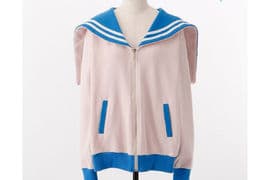 《美少女战士》水手风连帽外套 想要纯水手领还可以放下来喔