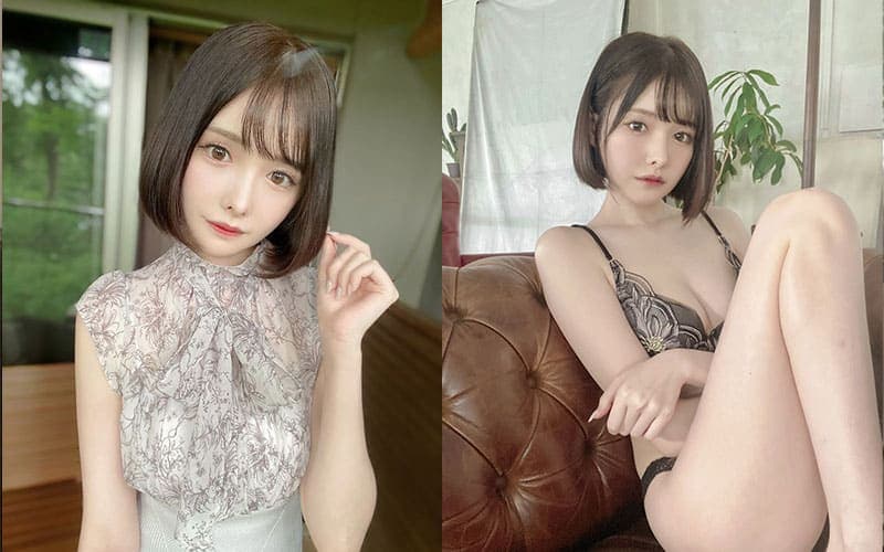 AV女优桥本有菜，可萌可御勾心魄，一双长腿打片日本AV