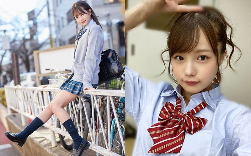 校服女王松本一香，萝莉控最爱，女优胸小不是缺点，等她慢慢变大