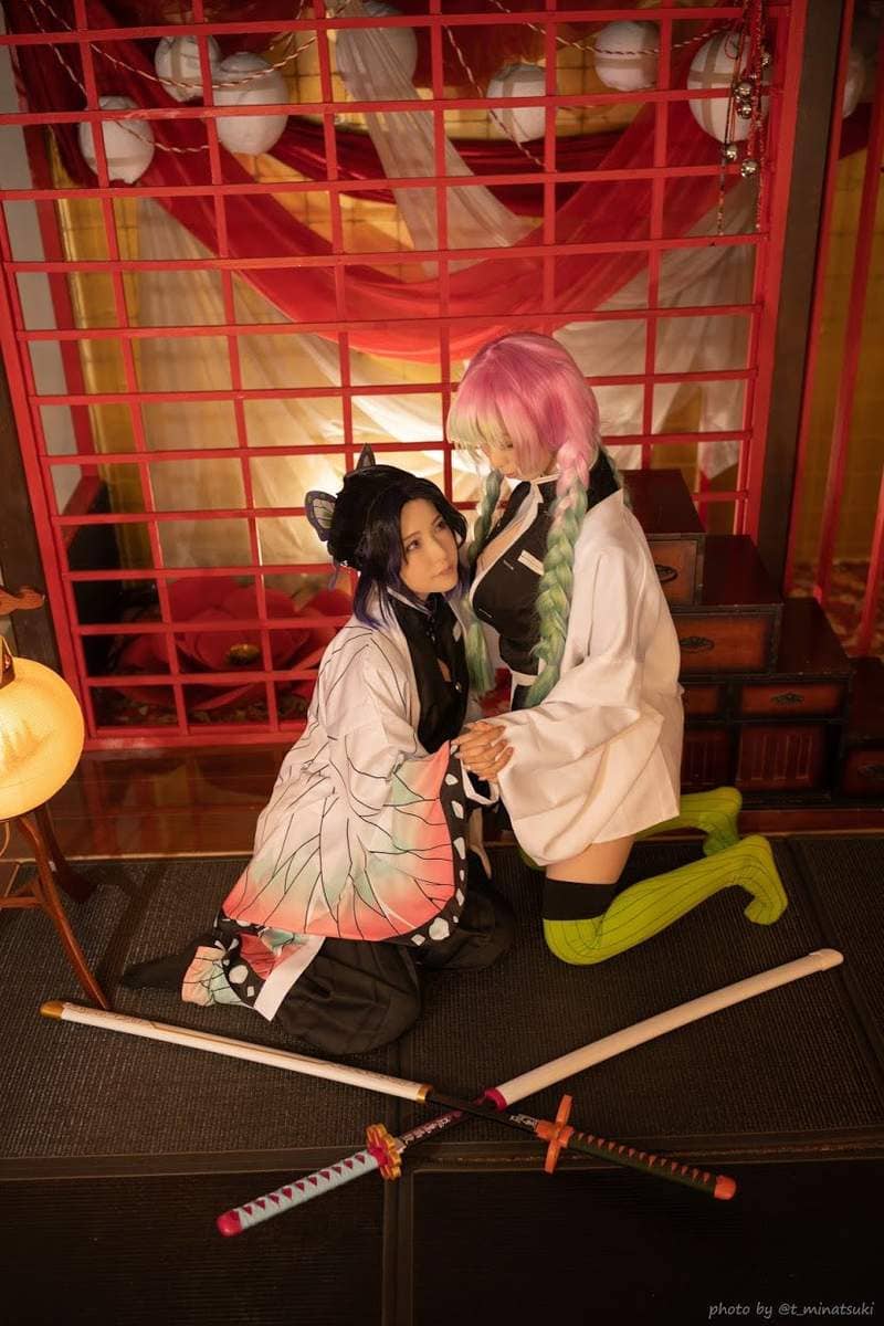 AV女神cos鬼灭之刃《上原亚衣、波多野结衣、佳苗琉花》别误会这可不是新作品喔