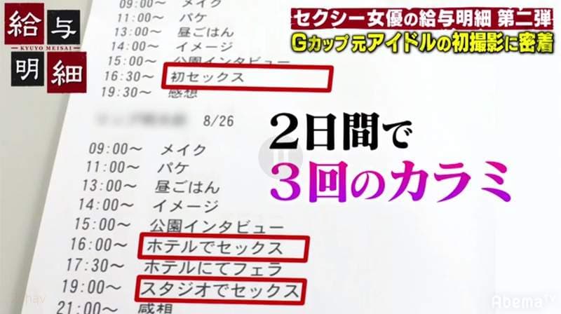 一片赚300万《AV女优永瀬未萌薪水大公开》顶级单体女优一个月就赚这一次……