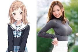 日菜菜彩音与《樱木真乃的身材比较》F罩杯在视觉上的冲击力果然很明显❤