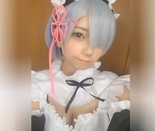 AV女优七泽美亚挑战《雷姆cosplay》超绝可爱的打扮让网友们都起飞惹
