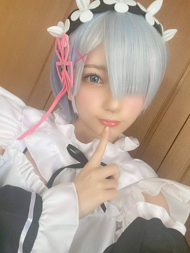AV女优七泽美亚挑战《雷姆cosplay》超绝可爱的打扮让网友们都起飞惹